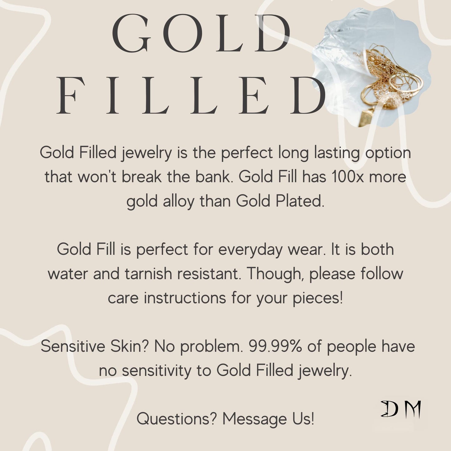 DEARMAY 14K Gold Filled Herringbone Chain Necklace for Women – 1.5MM, 16"